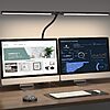 Pzloz Dual Screen Computer Monitor Gooseneck Smart Led Desk Lamp w/ Remote $24.48 + Free Shipping w/ Prime or on $35+