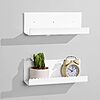 2-Pack Zioffiel Acrylic Adhesive Wall Floating Shelves (White) $7.99 + Free Shipping w/ Prime or on $35+
