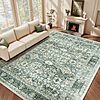 HOMFINE Vintage Design Area Rugs (Various Sizes, Green) from 6'x8.5' $43.99 &amp;amp; More + Free Shipping w/ Prime or on $35+
