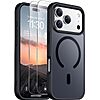 SPIDERCASE iPhone 17/17 Pro/17 Pro Max Translucent Matte Case w/ 2-Piece Tempered Glass Screen Protector (Black) $7.79 + Free Shipping w/ Prime or on $35+