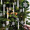 12-Pack Sunjas Christmas Tree Candles w/ Snowflakes &amp;amp; Magic Wand $13.64 + Free Shipping w/ Prime or on $35+