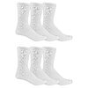6-Pair Dr. Scholl's Men's Diabetes &amp;amp; Circulator Crew Socks (White, Size: 7-12) $6.83 + Free Shipping w/ Prime or on $35+