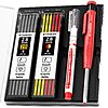 STAGEEK Mechanical Carpenter Pencil Set with Sharpener, Refills & Pouch