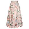 scarlet darkness women's victorian floral long maxi skirts w/ pockets (blush pink or boho blue) $9.80 + free shipping w/ prime or on $35+