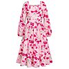 Girls HOZIY Girls Long Sleeve Floral Midi Dress (Various) $13.99 + Free Shipping w/ Prime or on $35+