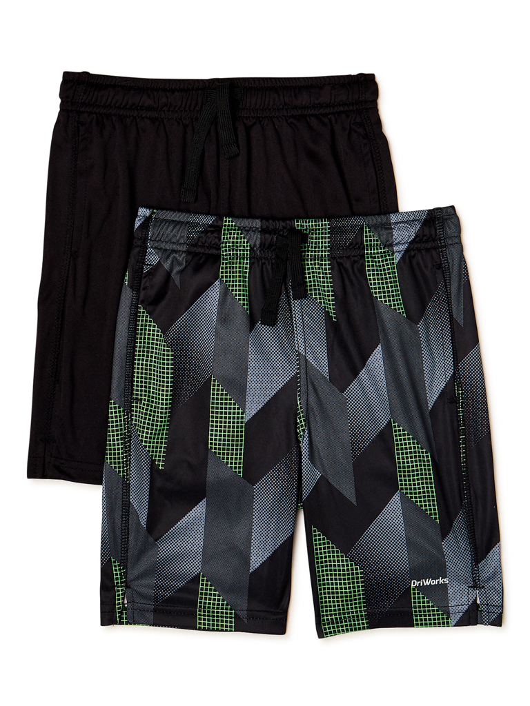 Walmart - Athletic Works Boys Shorts, 2-Pack, Sizes 4-18 & Husky - $7.48
