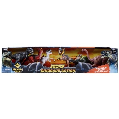 member's mark dinosaur action 6 pack