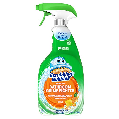 2 x Scrubbing Bubbles Disinfectant Bathroom Grime Fighter Spray, Citrus, 32 fl oz $5.98