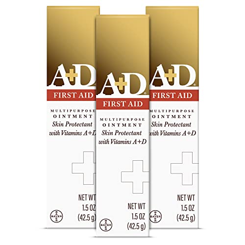 A+D First Aid Ointment, Multipurpose Dry Skin Moisturizer and Skin ...