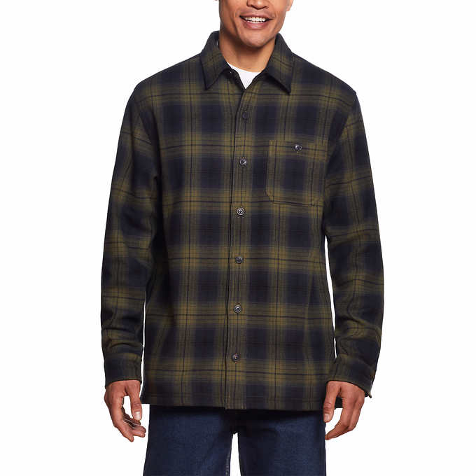 Costco Members - Weatherproof Vintage Men’s Fleece Shirt Jacket (Available in Green,Red, Blue colors)- $9.97
