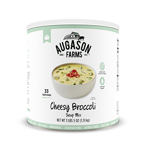 Augason Farms Cheesy Broccoli Soup Mix Can, 54 oz - $17.46