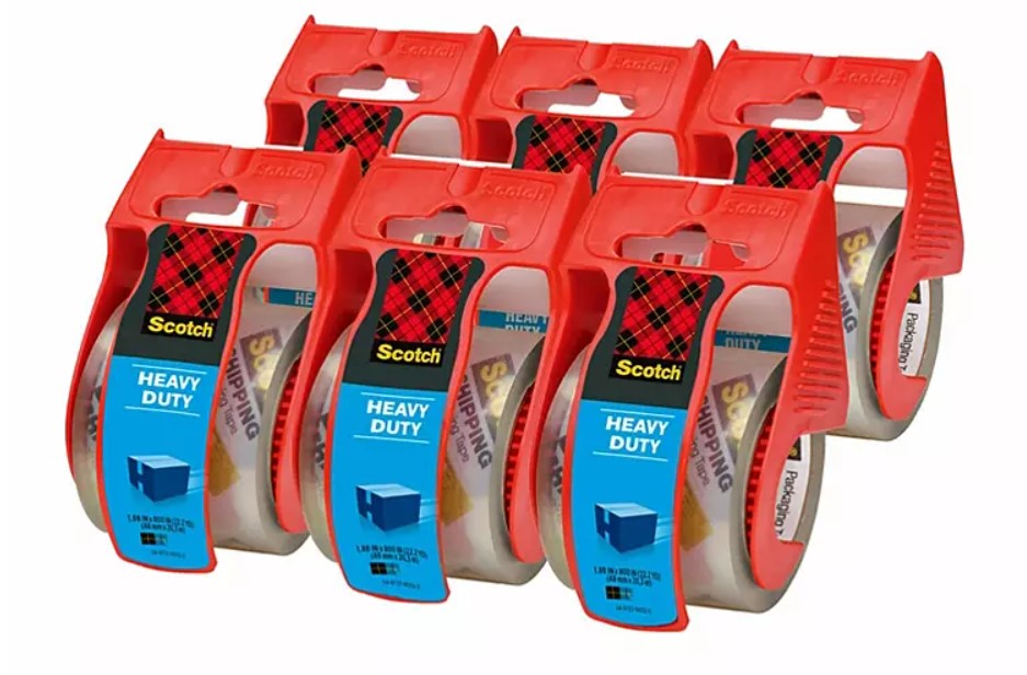 Sam's Club Members: 6-Pack Scotch Heavy Duty Packaging Tape w/ Dispenser (1.88" x 27.7 yd) $10.98 + Free Shipping for Plus Members
