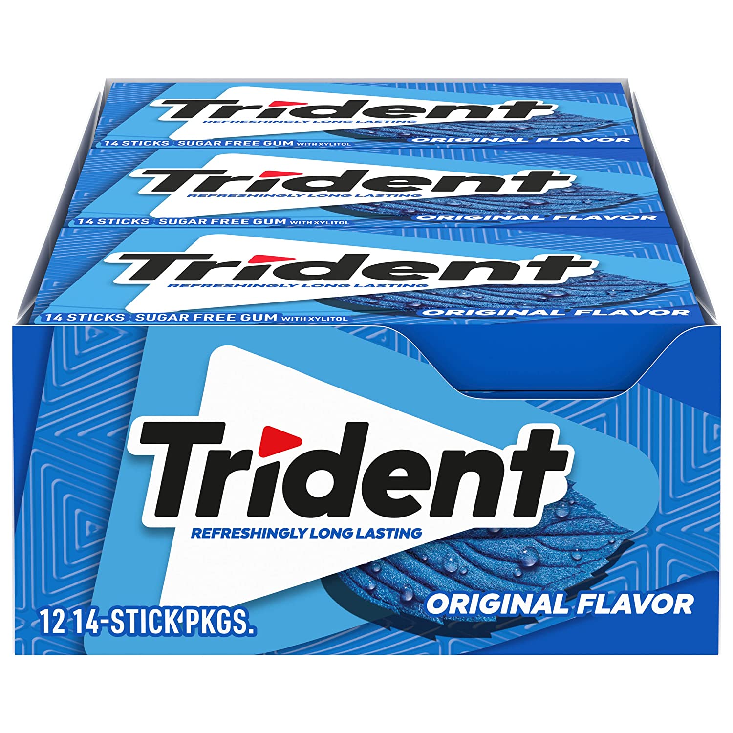 12-Pack 14-Count Trident Sugar Free Gum (Original, Cinnamon) $8.04 w/ S&S + Free Shipping w/ Prime or $25+