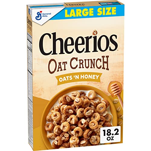 18.2-Oz Cheerios Oat Crunch Oats & Honey Oat Breakfast Cereal $3 + Free Shipping w/ Prime or on orders $25+