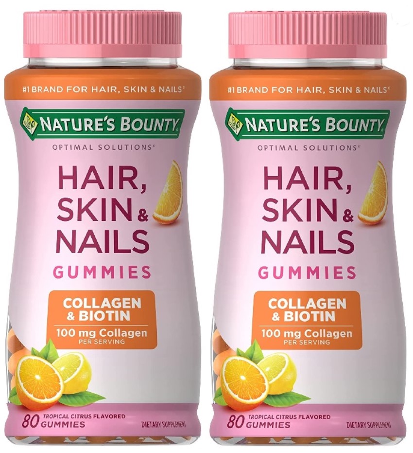 80-Count Biotin & Collagen Gummy Vitamins 2 for $7.80 ($3.90 each) & More + Free Shipping w/ Prime or on orders over $25+