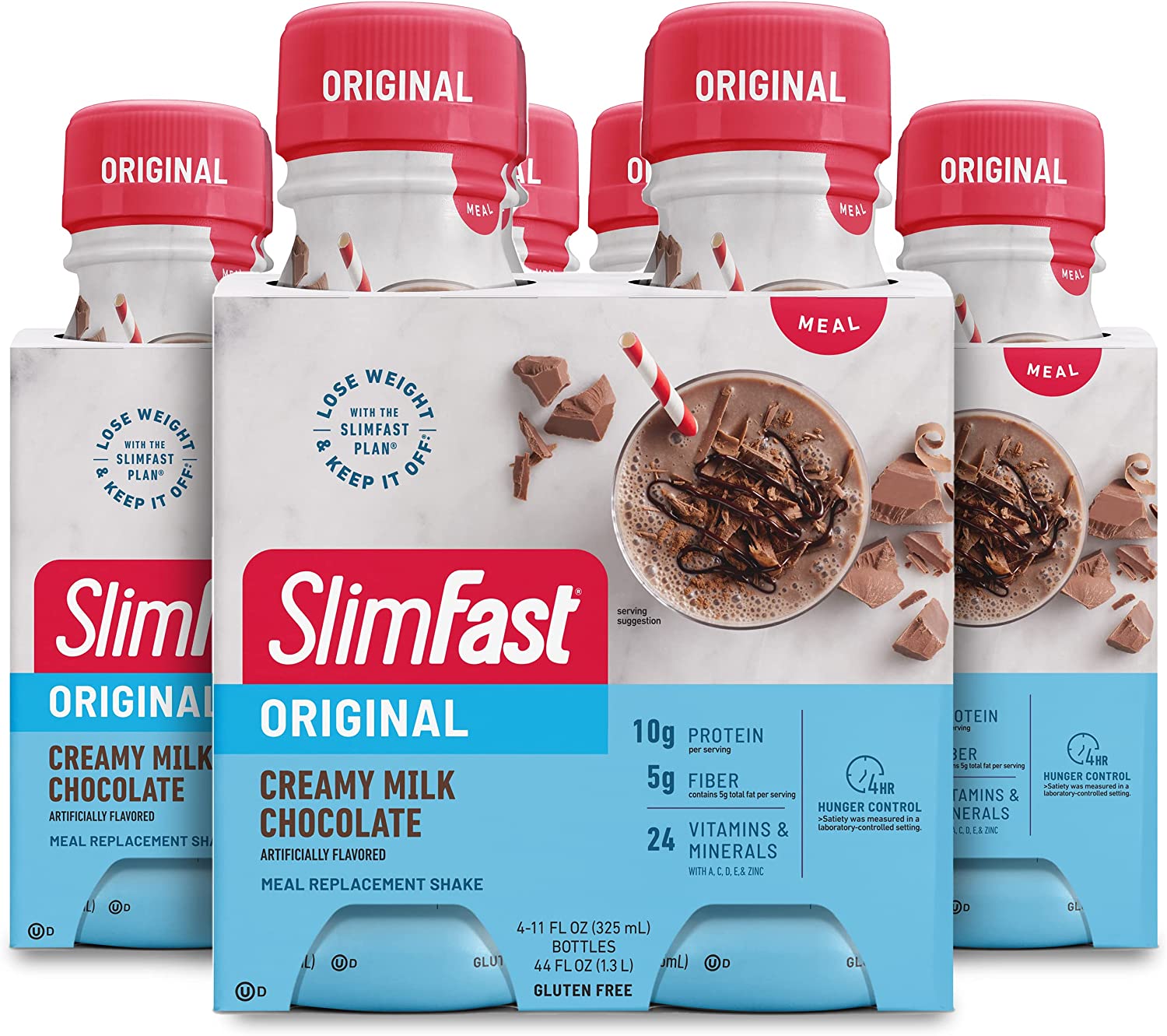 12-Pack 11-Oz SlimFast Meal Replacement Shake (Creamy Milk Chocolate) $11.52 ($0.96 each) w/ S&S + Free Shipping w/ Prime or on $25+