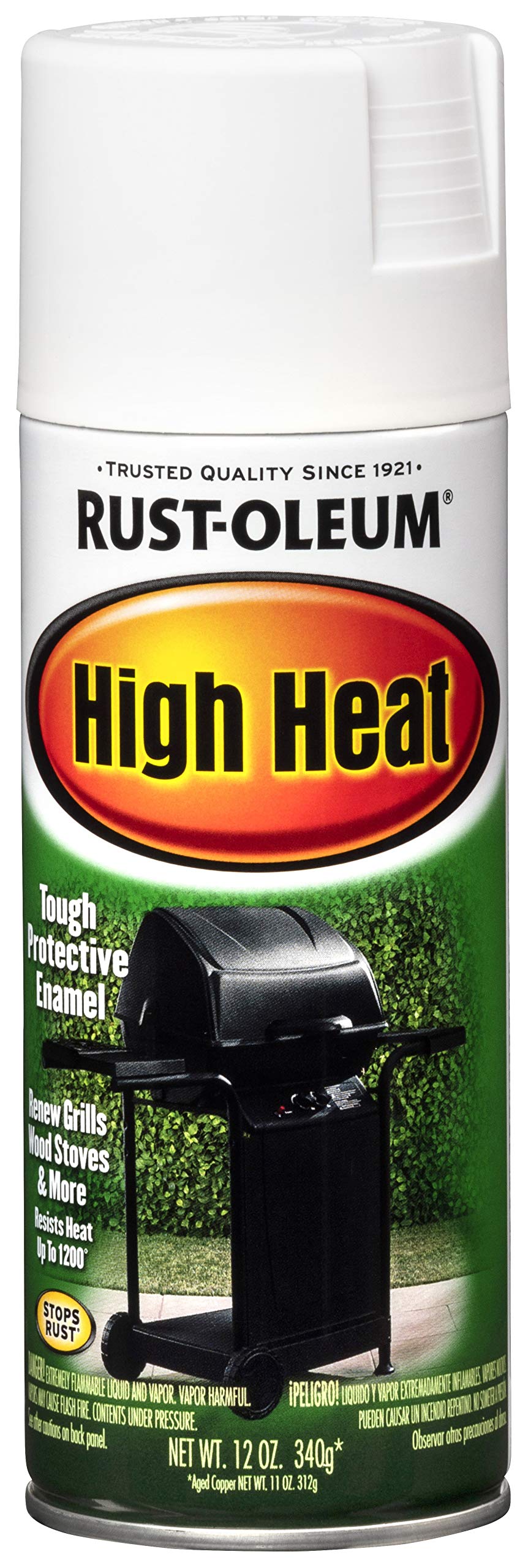 12-Oz Rust-Oleum High Heat Spray Paint (White) $3.88 + Free Shipping w/ Prime or Orders $25+