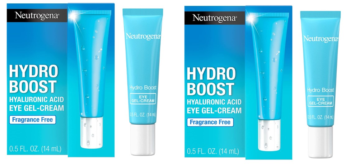 0.5-Oz Neutrogena Hydro Boost Hydrating Gel Eye Cream w/ Hyaluronic Acid 2 for $18.86 ($9.43 each) w/ S&S+ Free Shipping