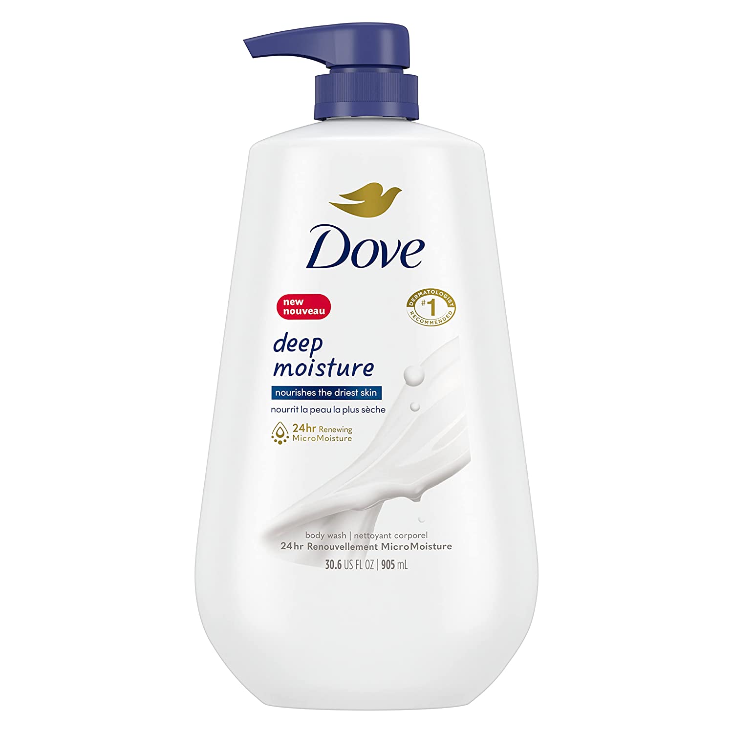 30.6-Oz Dove Body Wash w/ Pump (Deep Moisture) $6.73 + Free Shipping w/ Prime or on $25+