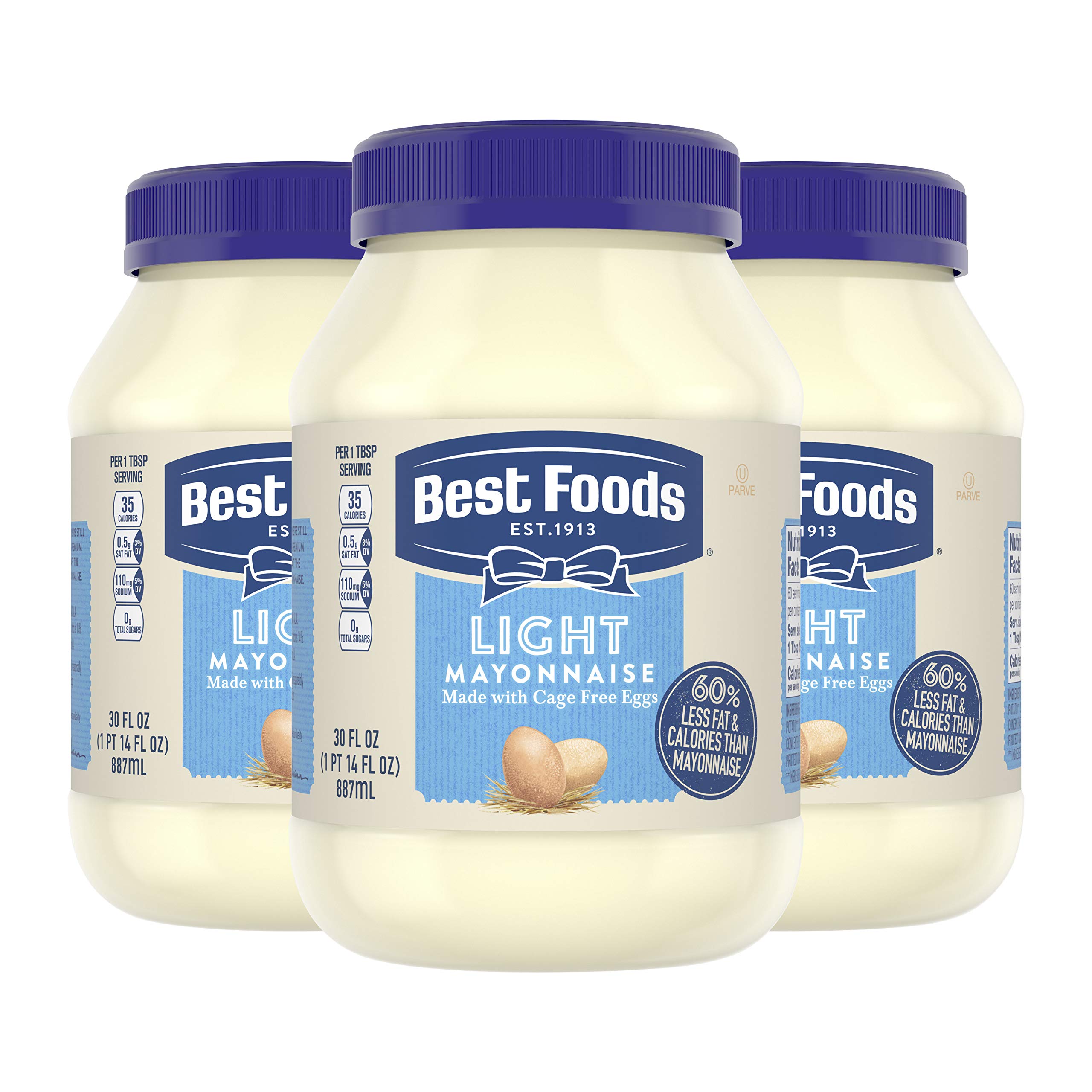 3-Count 30-Oz Best Foods Light Mayonnaise $10.06 w/ S&S + Free Shipping w/ Prime or on $25+