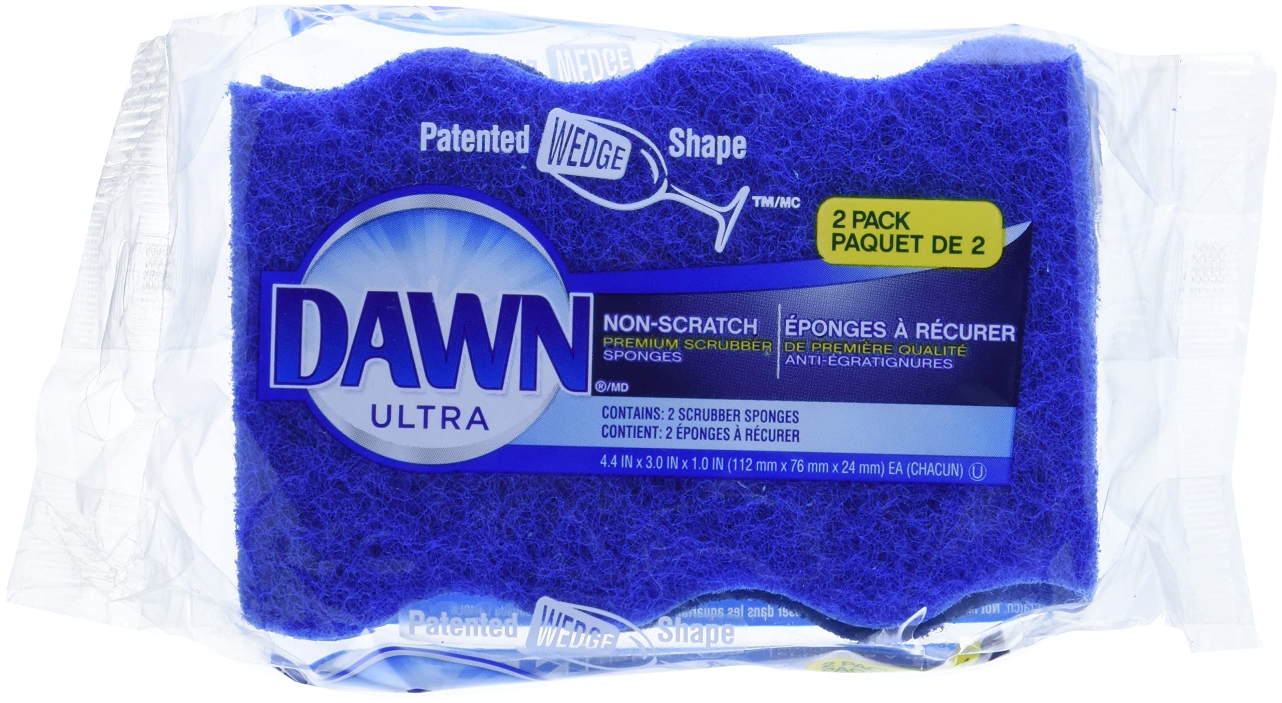 Dawn Ultra Non-Scratch Scrubber Sponges, 3 pk - Food 4 Less