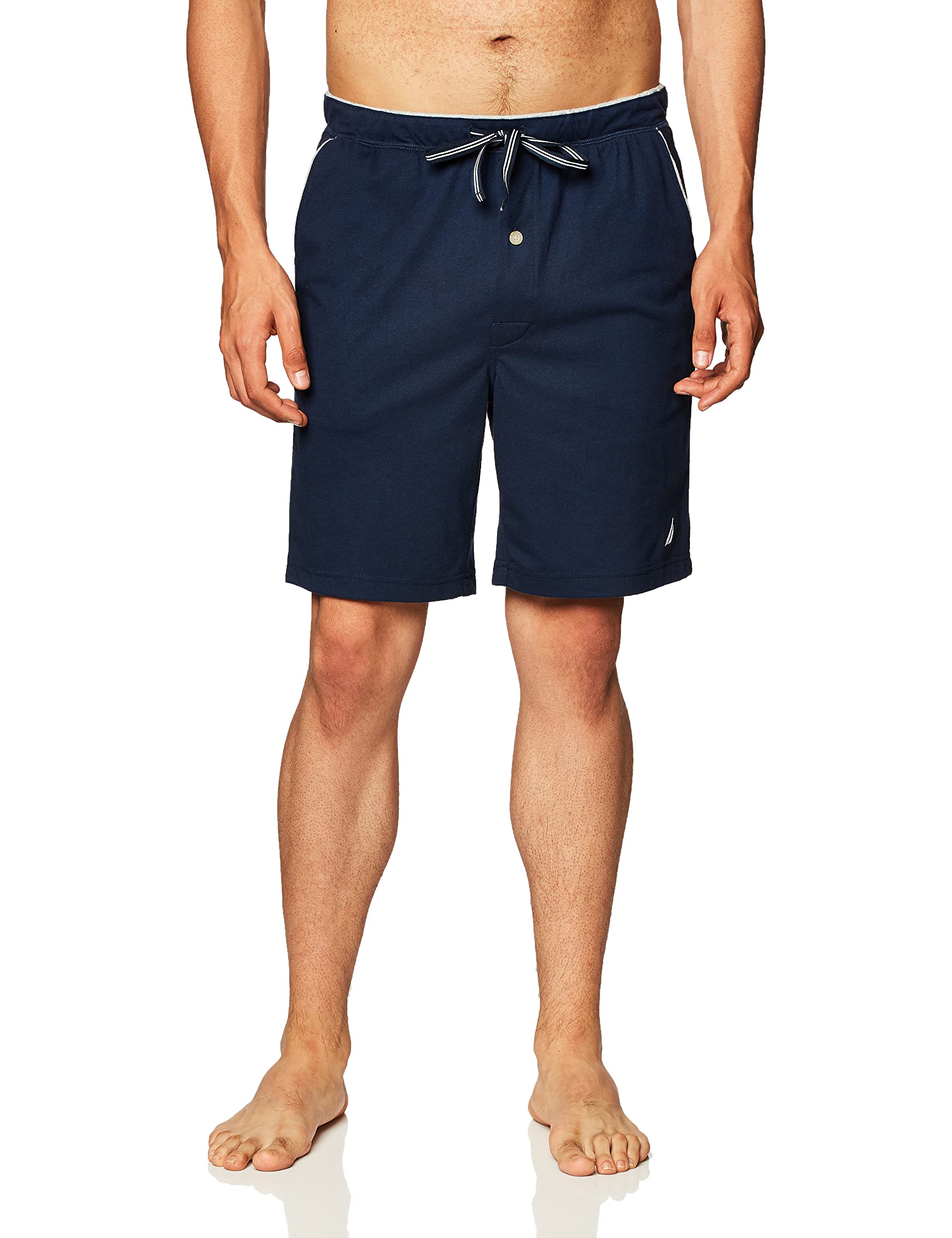 Nautica men's soft knit store elastic waistband sleep lounge short