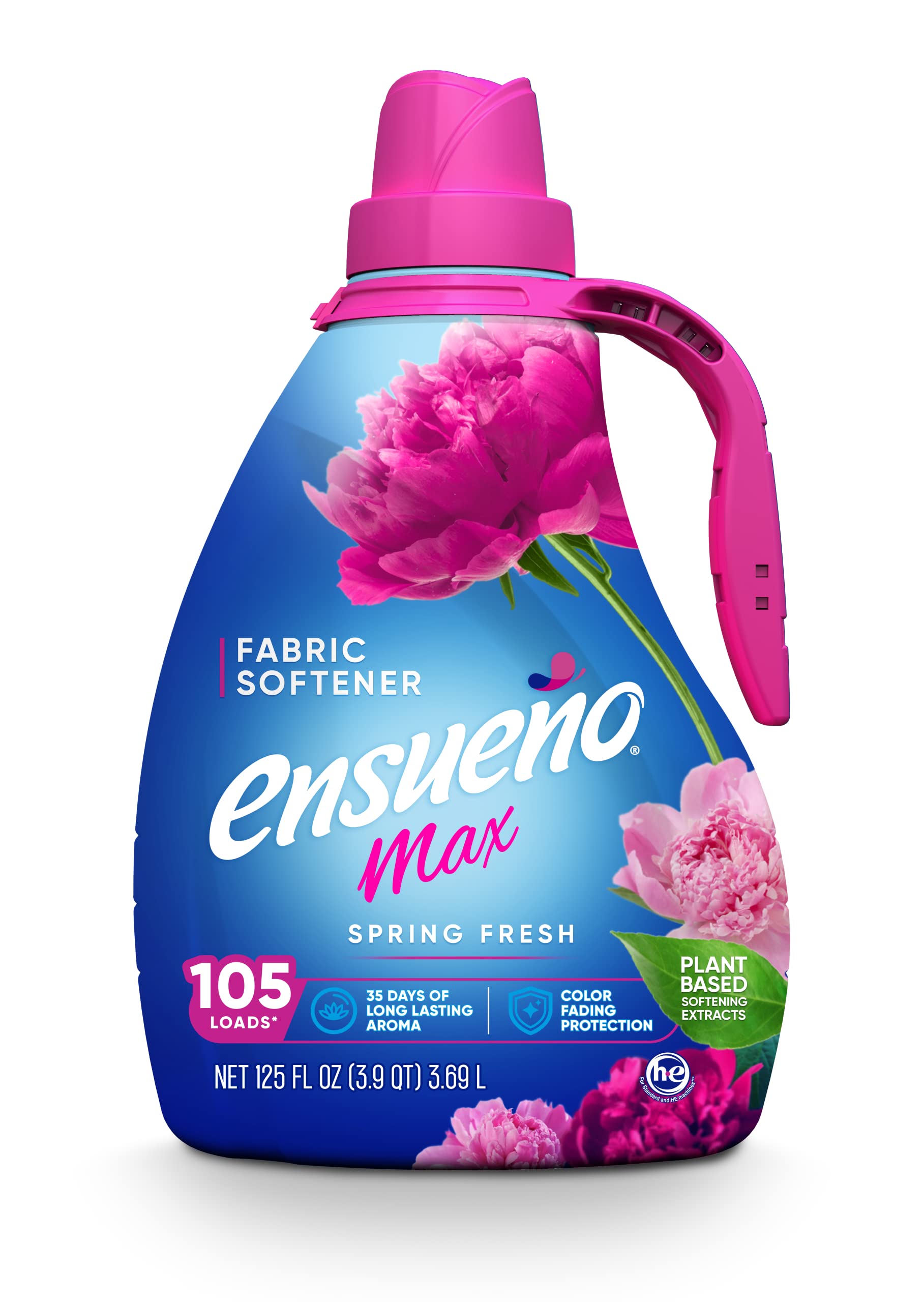 125-Oz Ensueño - Max Liquid Fabric Softener w/ Long-Lasting Freshener And Wrinkle Eliminating formula (Spring Fresh) $4.74 + Free Shipping w/ Prime or on $25+