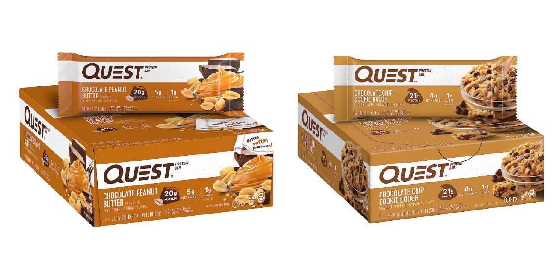 24Count 2.12Oz Quest Nutrition Protein Bars (12Chocolate Peanut