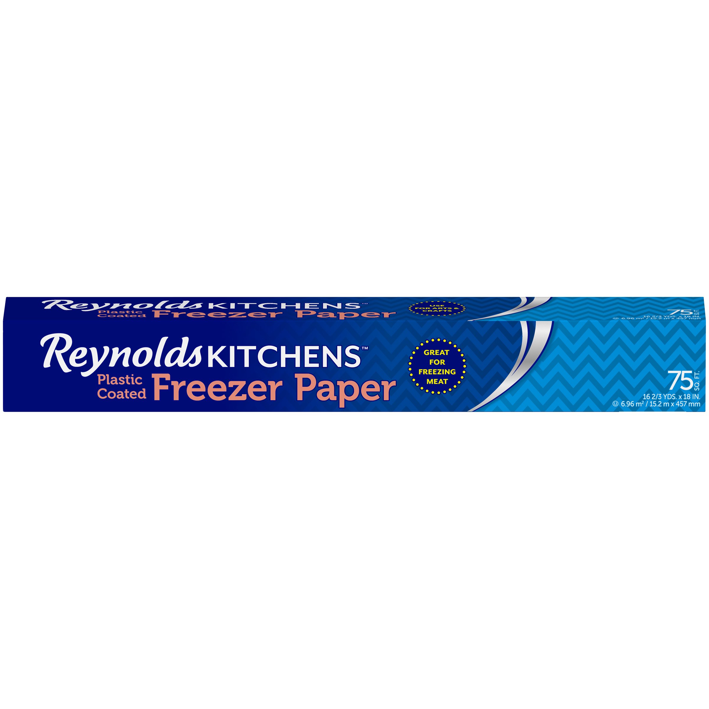 Reynolds Kitchens Freezer Paper, Plastic Coated, 50 Square Feet