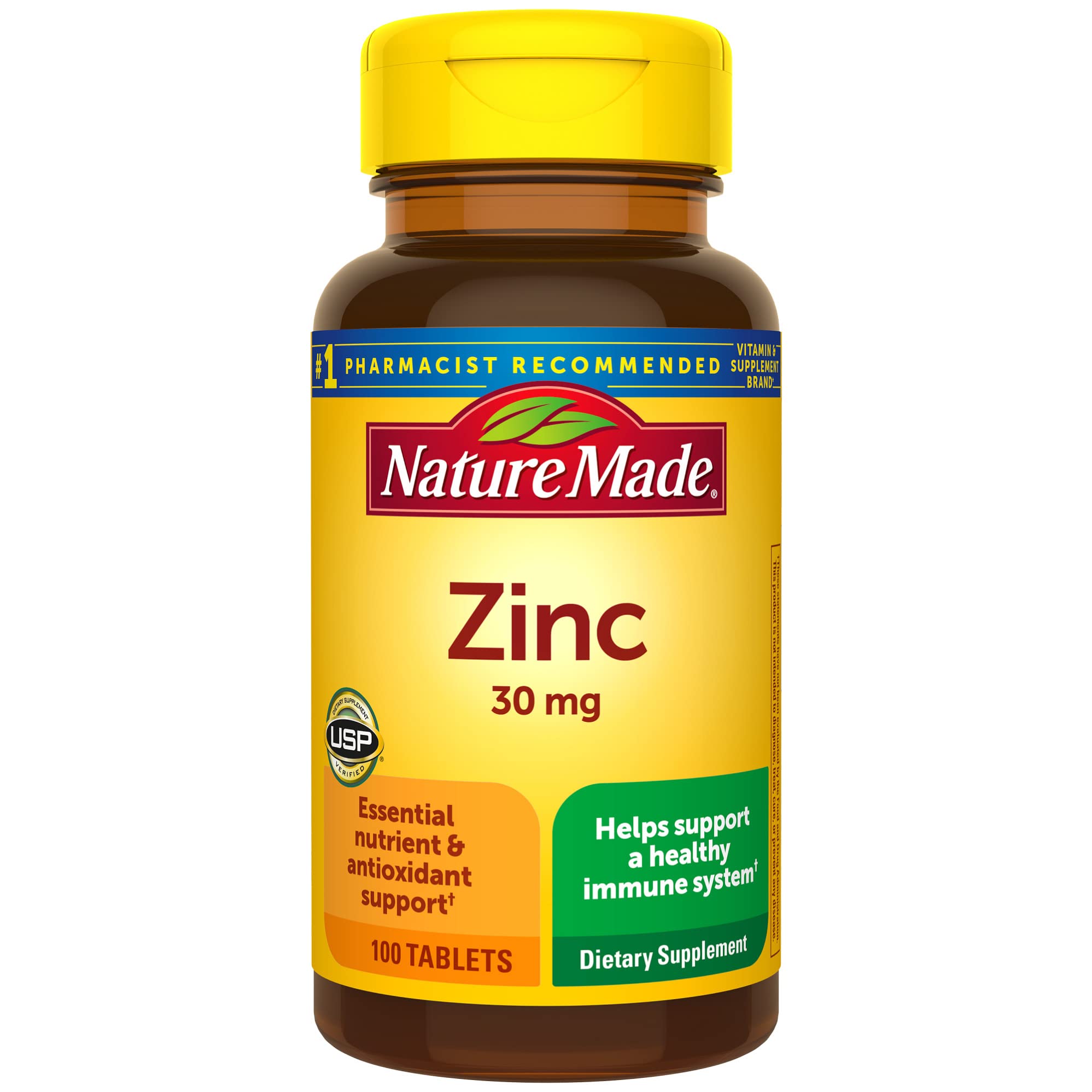 100-Count 30mg Nature Made Zinc Tablets $3 w/ S&S + Free Shipping w/ Prime or on $25+