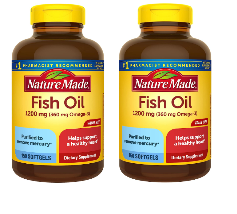150-Count Nature Made 1,200mg Fish Oil Softgels 2 for $12.82 w/ S&S + Free Shipping w/ Prime or on $25+