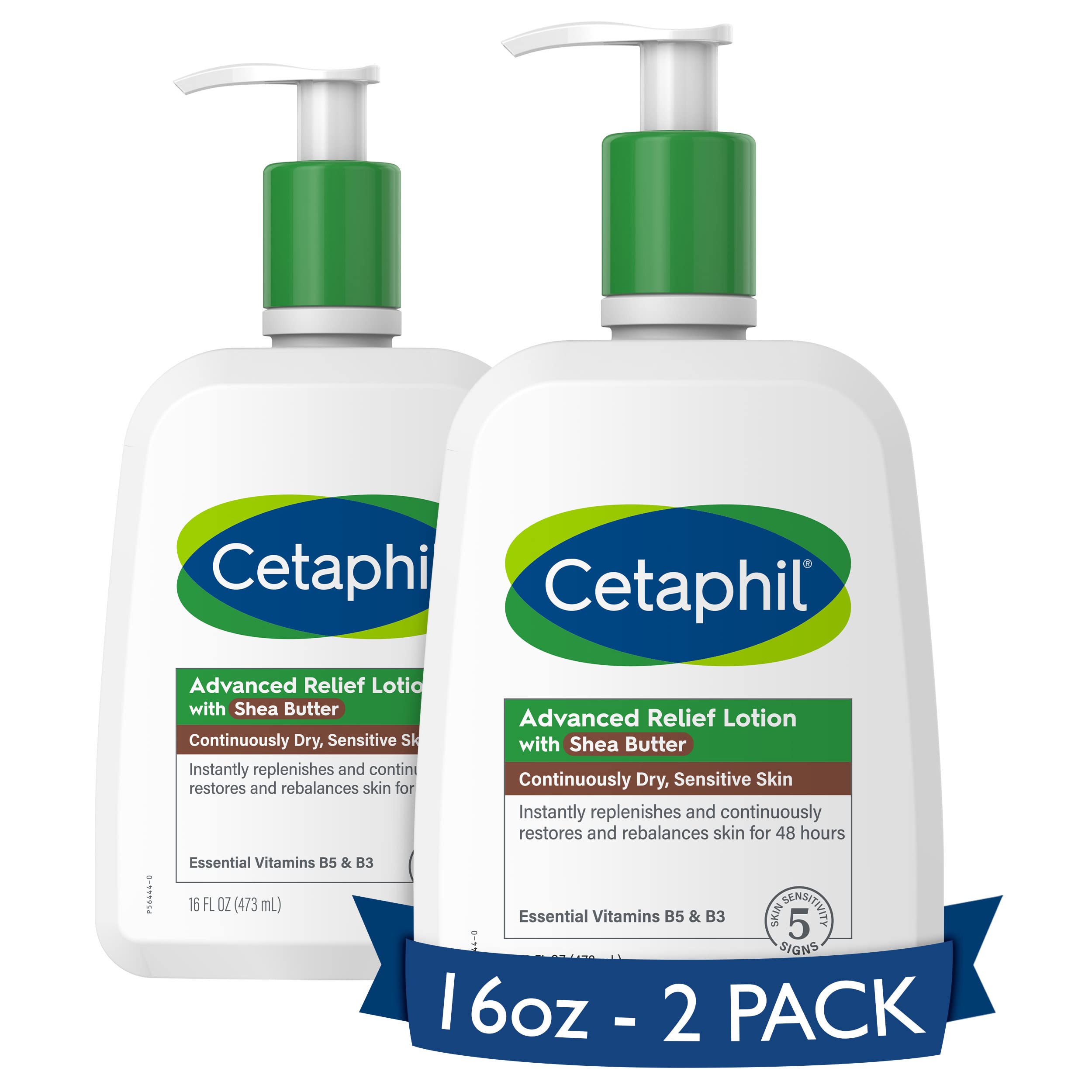 2-Pack 16-Oz Cetaphil Advanced Relief Lotion w/ Shea Butter $16.35 ($8.17 each) + Free Shipping w/ Prime or on $25+