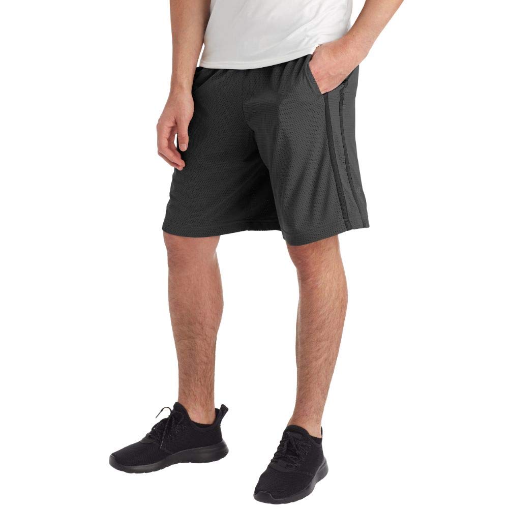 C9 Champion Men's Mesh Short (Railroad Gray, Size-Large only, 10" Inseam) $6.40 + Free Shipping w/ Prime or on $35+
