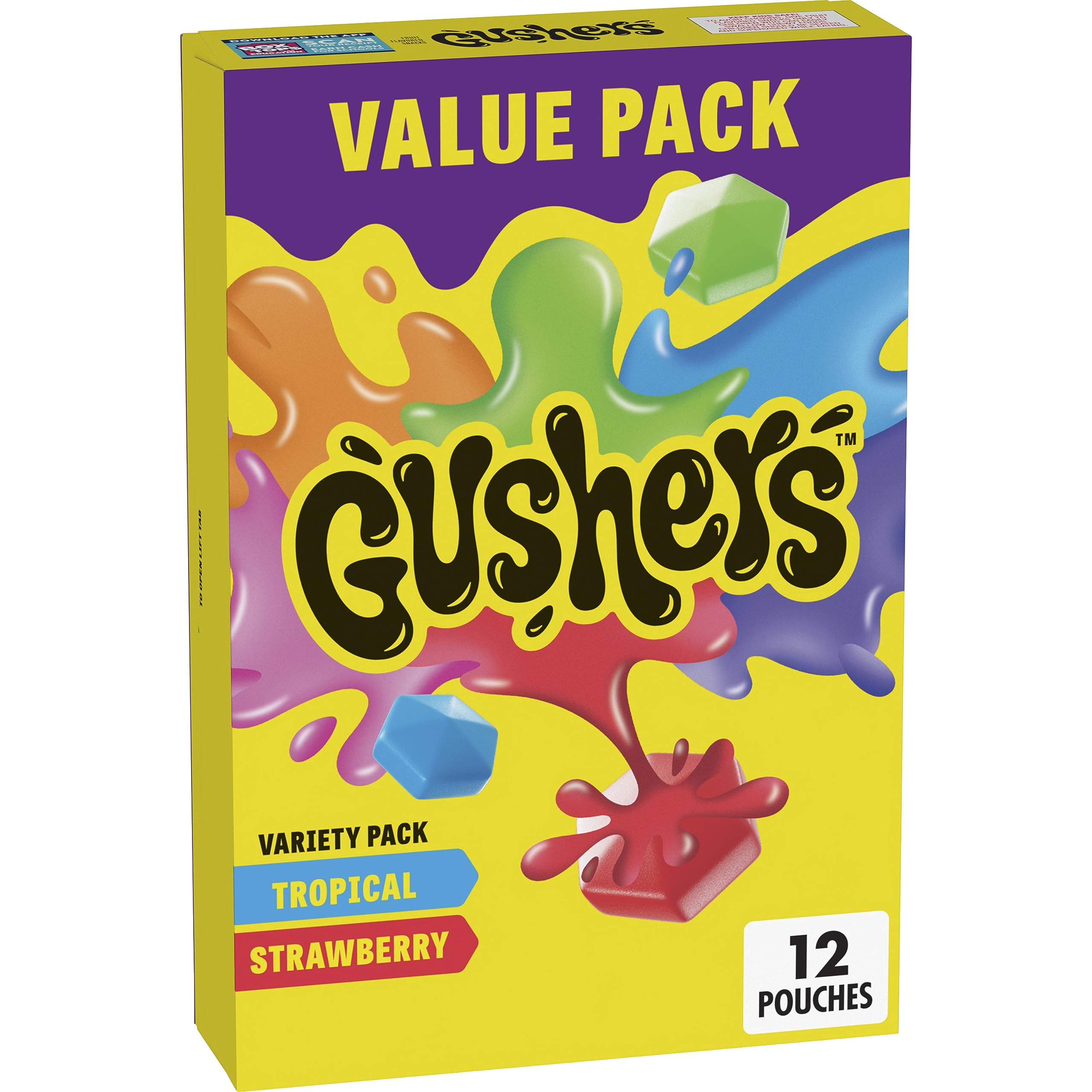 12-Count Gushers Fruit Flavored Snacks Variety Pack (Strawberry and Tropical) $4.26 w/ S&S + Free Shipping w/ Prime or Orders $35+
