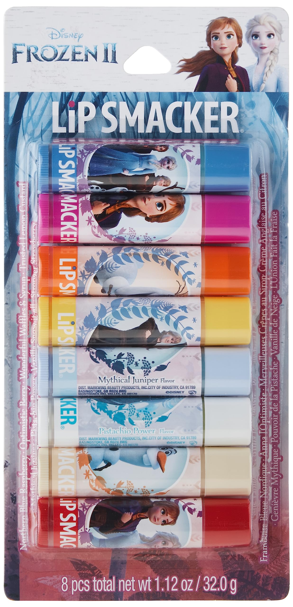 8-Count Lip Smacker Kids Disney Frozen 2 Flavored Lip Balm Party Pack (Clear) $4.49 w/ S&S + Free Shipping w/ Prime or on $35+