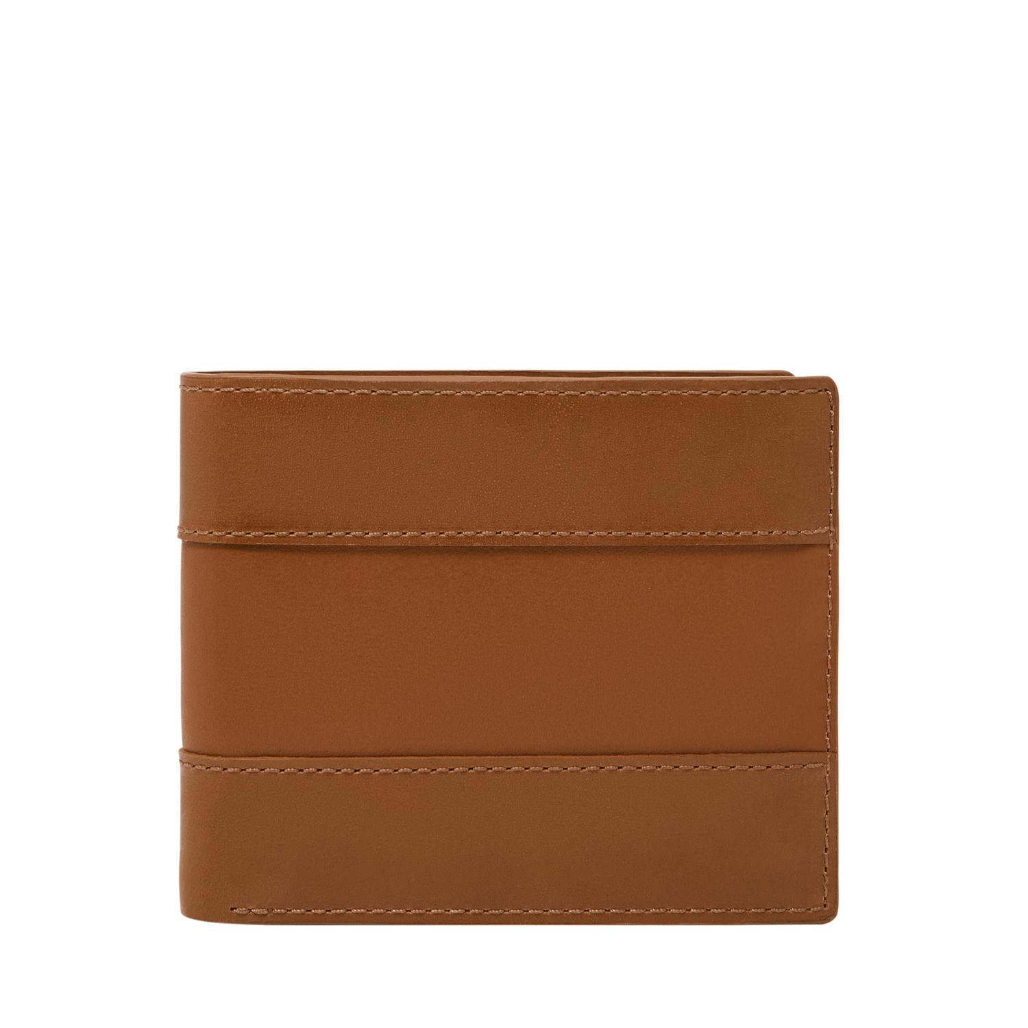 Fossil Men's Leather Bifold Wallet with Flip ID Window (Everett Saddle) $19.50 + Free Shipping w/ Prime or on $35+