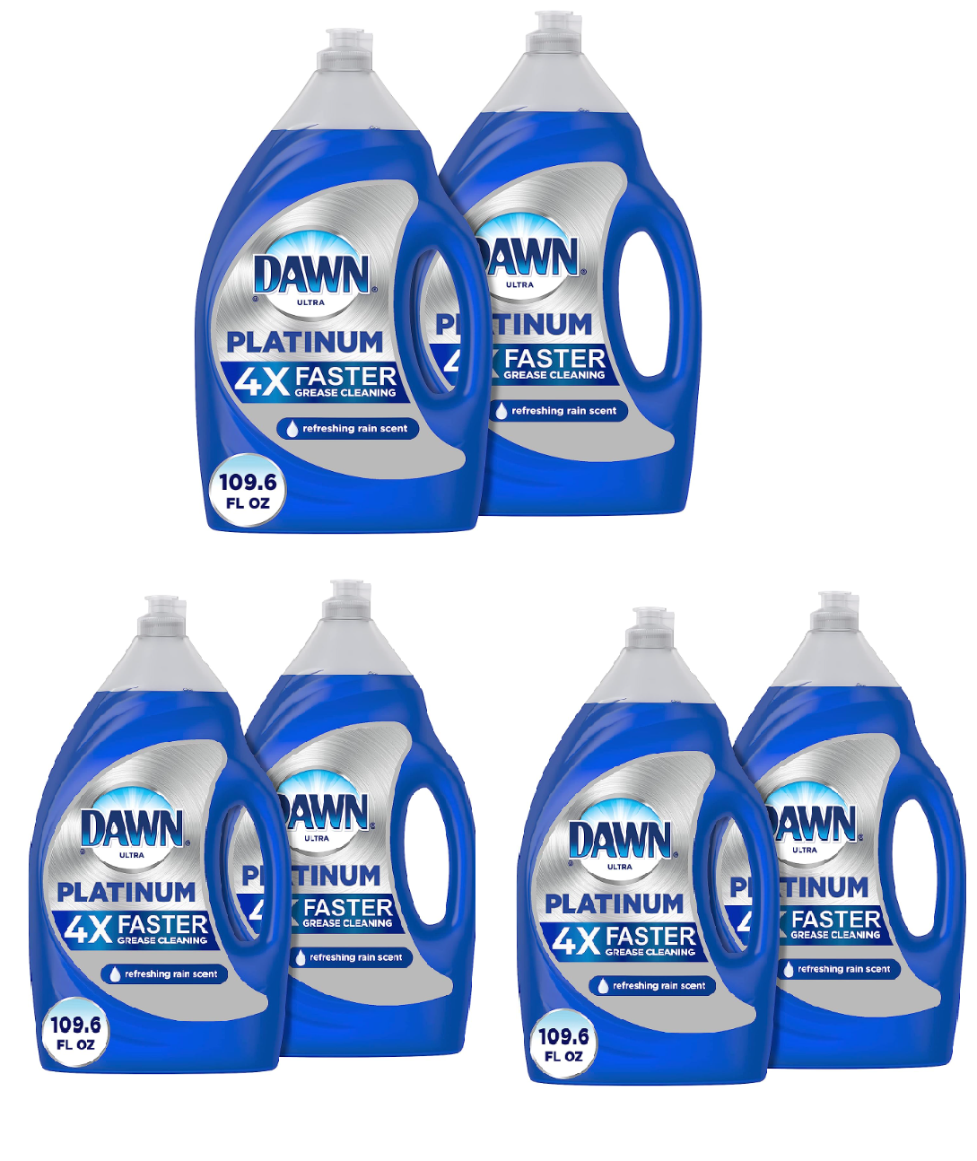 328.8-Oz Dawn Platinum Dishwashing Liquid Dish Soap Bundle (Refreshing Rain) $36.03 w/ S&S + Free Shipping