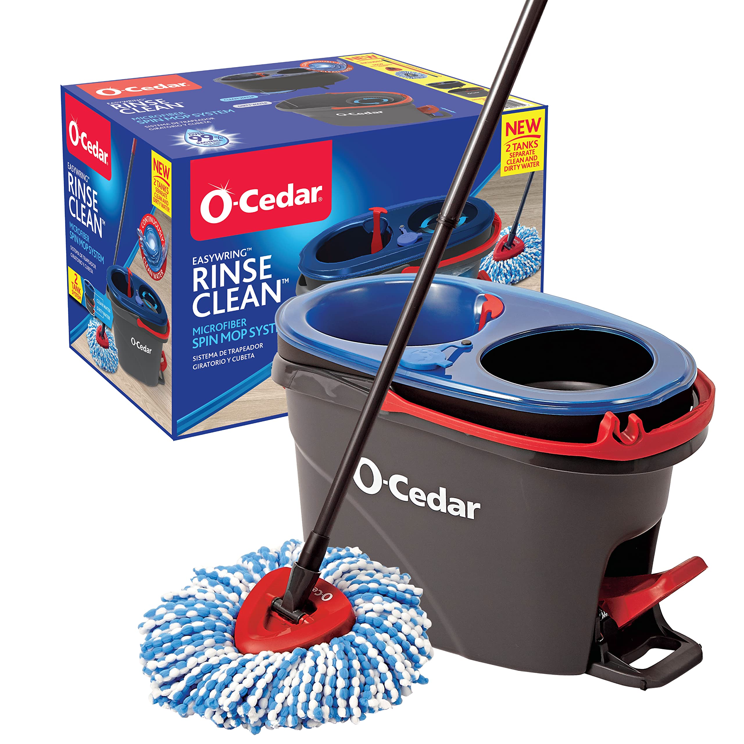 O-Cedar EasyWring RinseClean Microfiber Spin Mop & Bucket +  75 Sq Ft Reynolds Kitchens Cut-Rite Wax Paper Roll $37.50 & More + Free Shipping