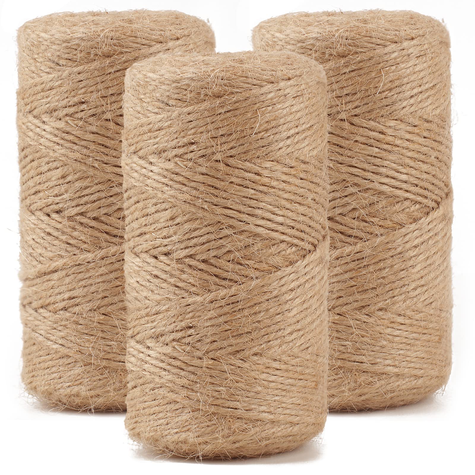 3Roll 328' (Total 984') Joyberg Natural Jute 3ply Twine 4.99 + Free