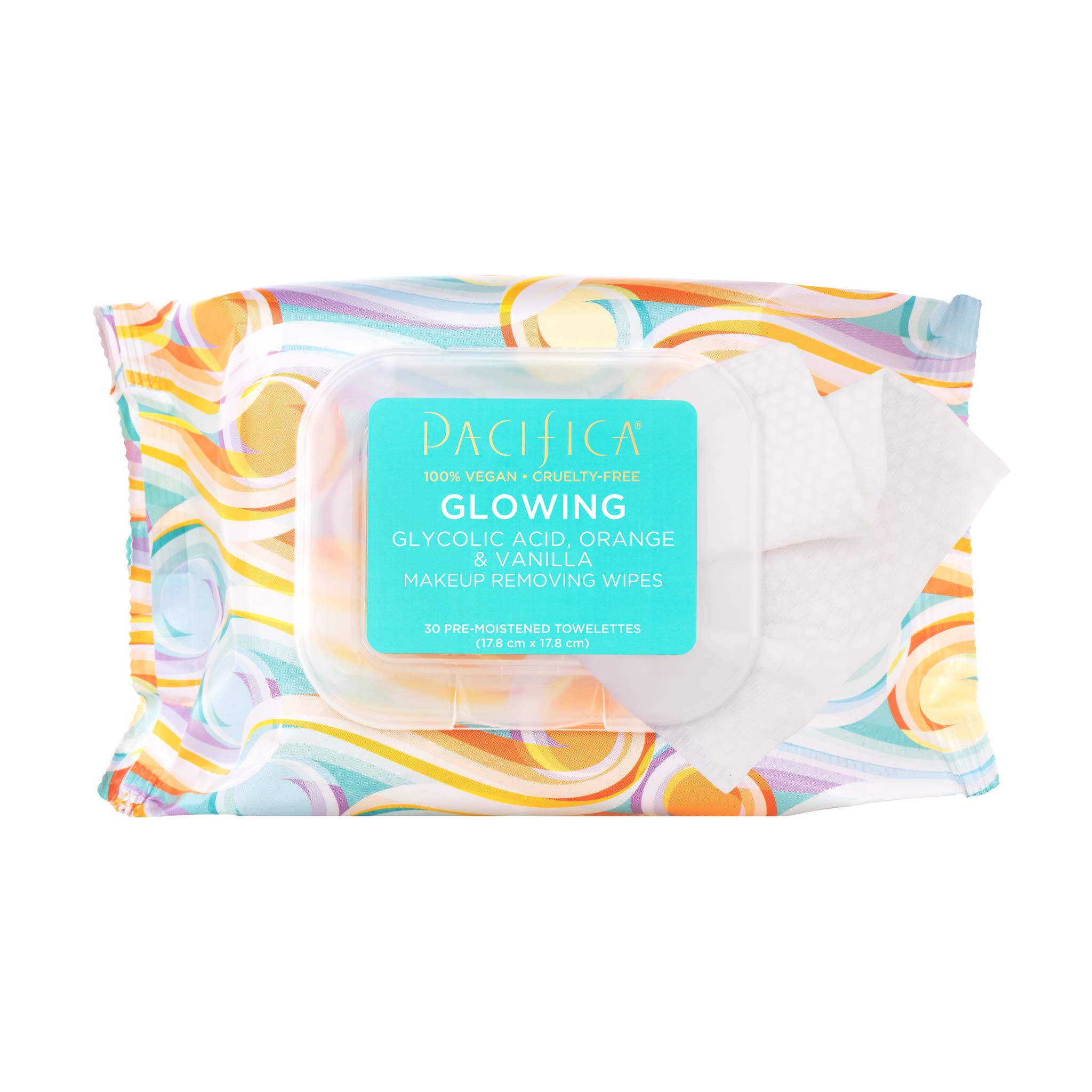 30-Count Pacifica Beauty Glowing Makeup Remover Wipes 3 for $9.25 ($3.08 each) w/ S&S + Free Shipping w/ Prime or on $35+
