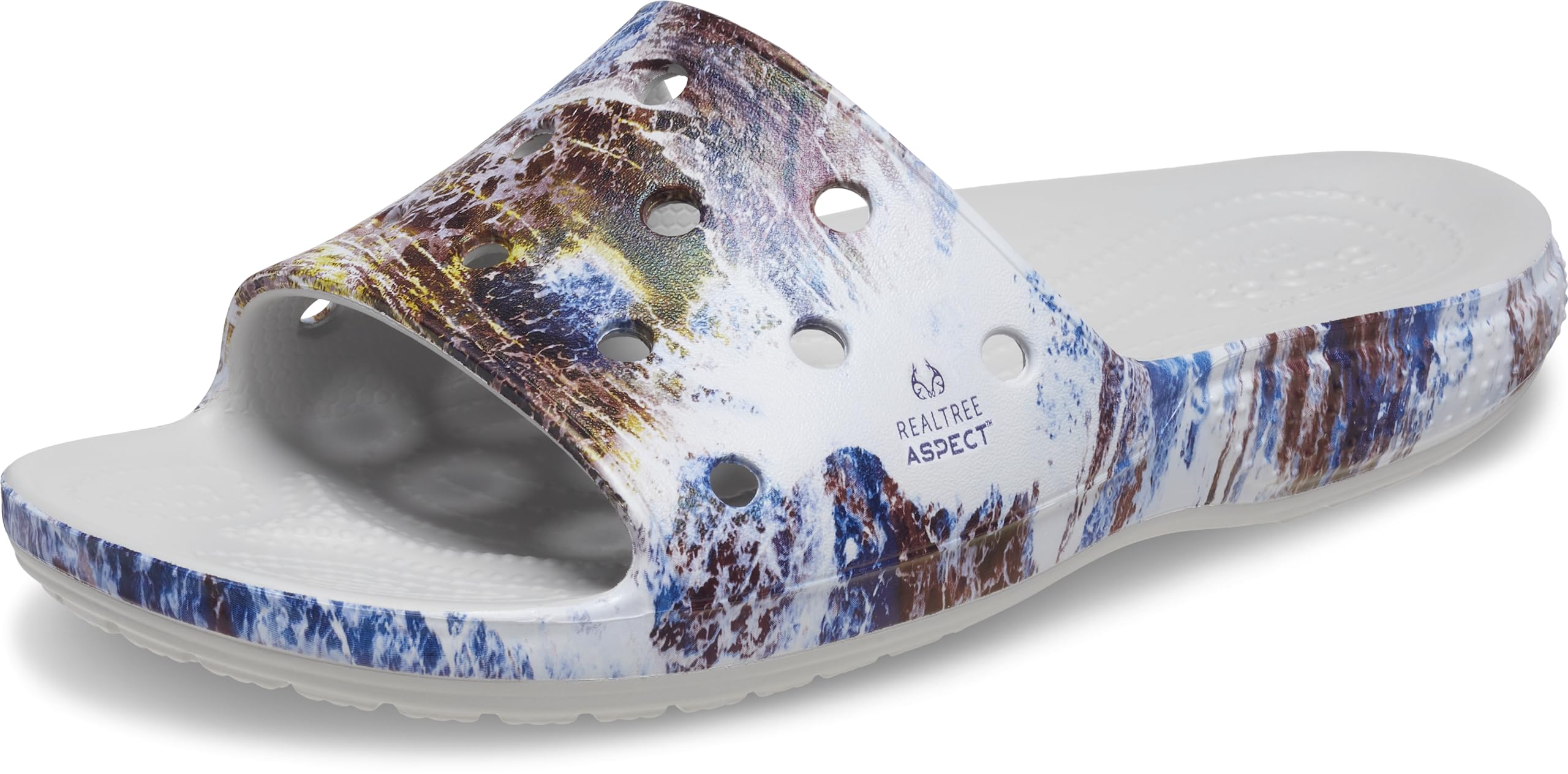 Crocs Unisex-Adult Classic Camo Slides Sandal (Atmosphere) $12.88 + Free Shipping w/ Prime or on $35+