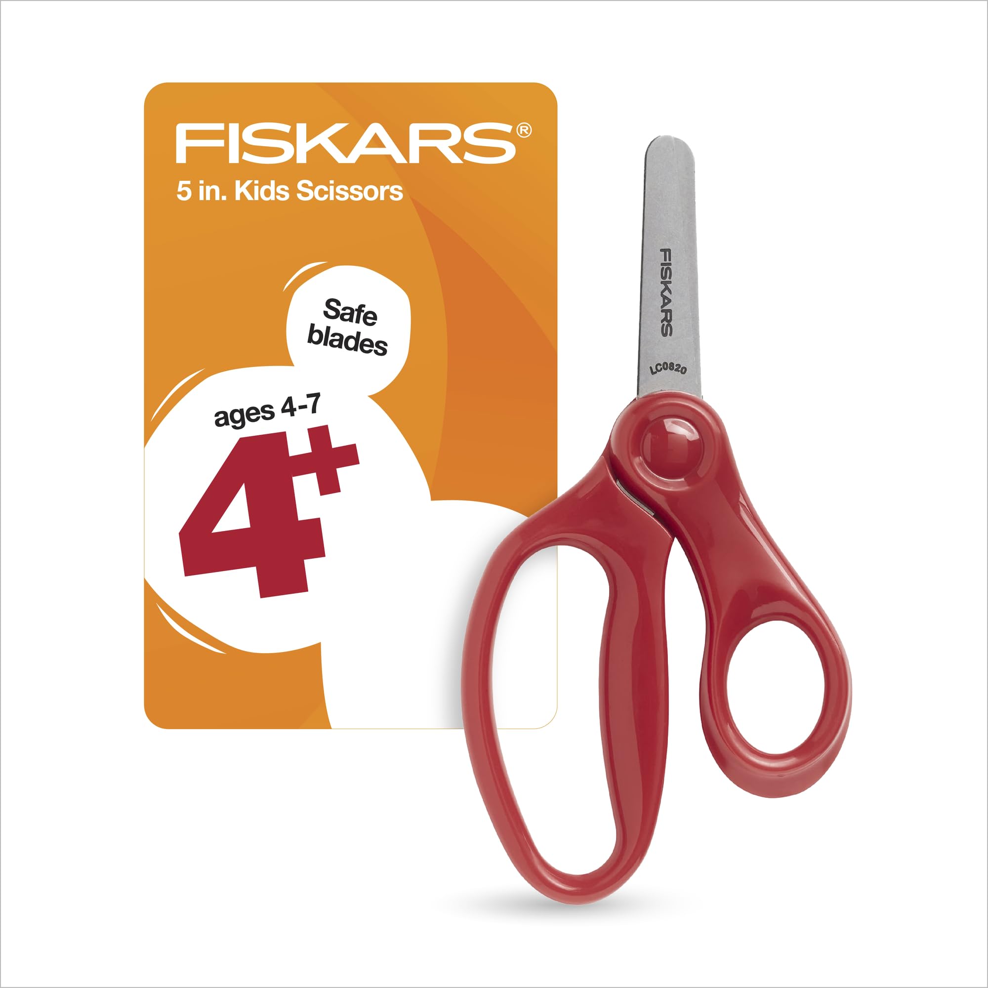 5" Fiskars Blunt-Tip Scissors for Kids (Red or Pink, 4-7 Years) $1.89 & More + Free Shipping w/ Prime or on $25+