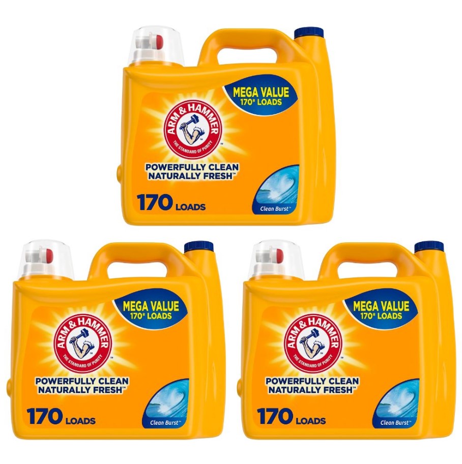 170-Oz. Arm & Hammer Liquid Laundry Detergent (Clean Burst) 3 for $29.85 & More w/ S&S + Free S/H $29.84