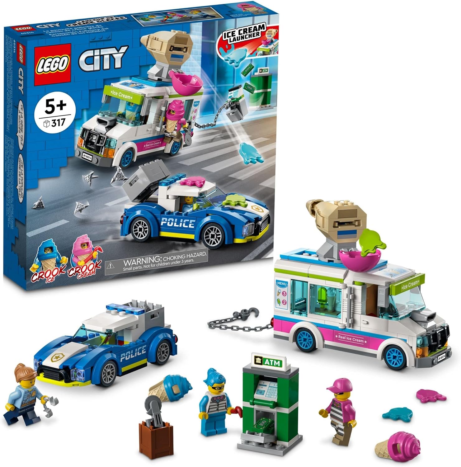 317-Piece LEGO City Ice Cream Truck Police Chase Building Kit $25.59 + Free Shipping w/ Prime or on $35+