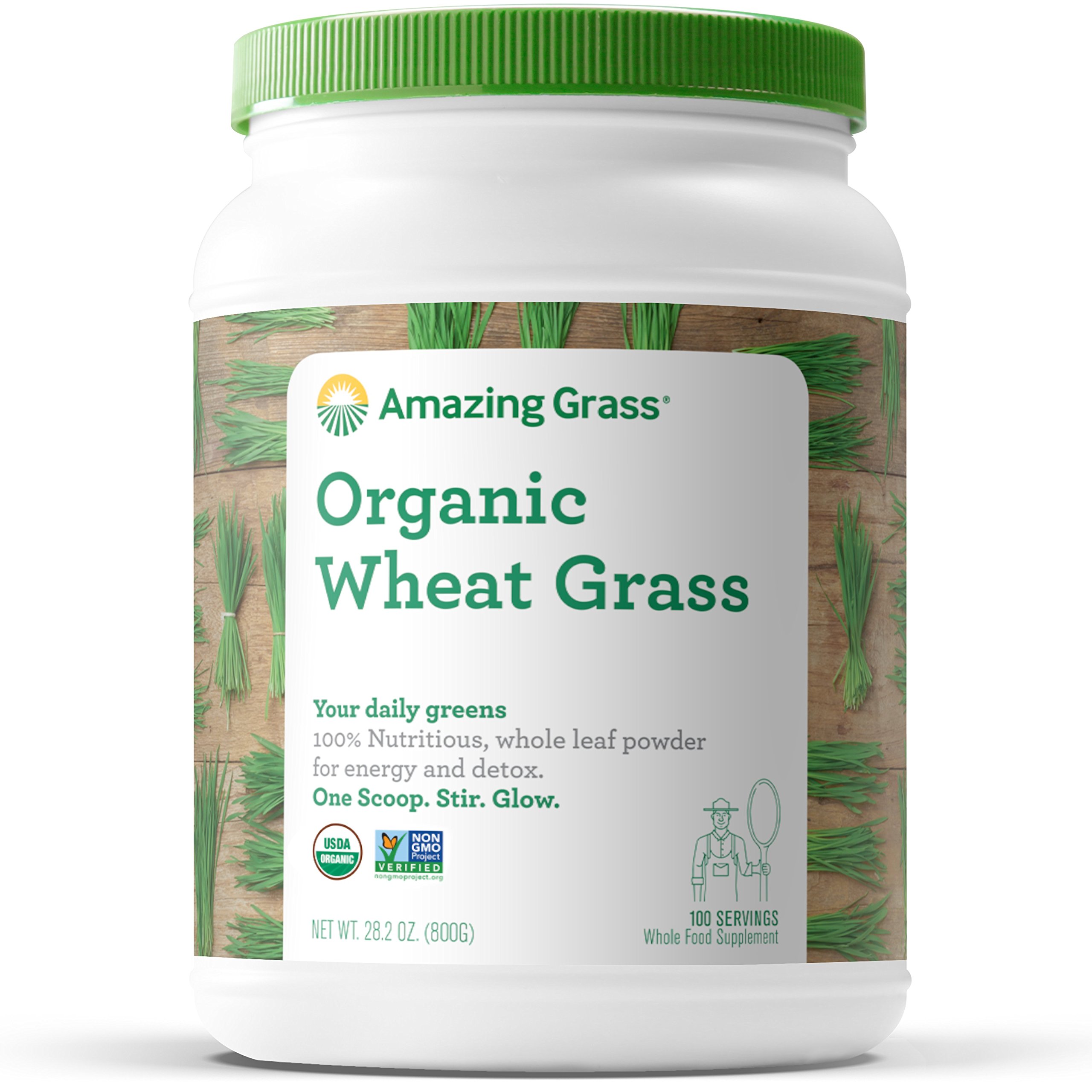 28.2-Oz Amazing Grass Organic Wheat Grass Powder (100-Servings) $32.48 w/ S&S + Free Shipping w/ Prime or on $35+