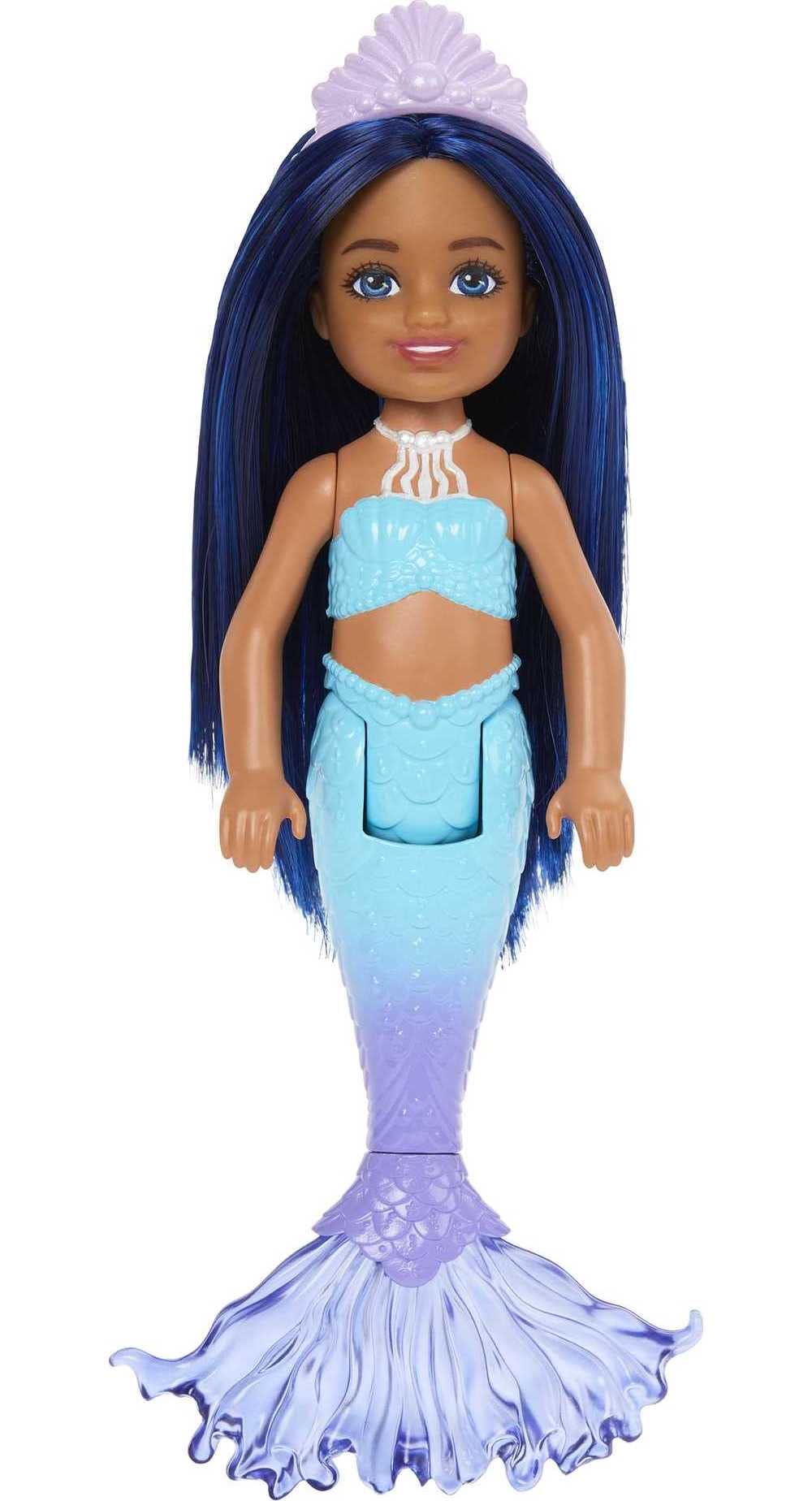 6.3" Barbie Mermaid Chelsea Doll with Midnight Blue Hair and Ombre Tail $4.79 + Free Shipping w/ Prime or on $35+