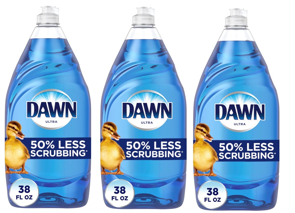 38Oz Dawn Ultra Dishwashing Liquid Dish Soap (Original Scent) 3 for