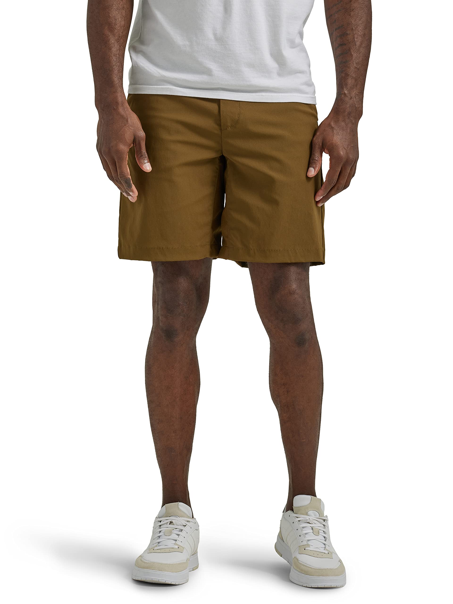 Lee Men's Extreme Motion Regular Fit Synthetic Flat Front Short (Jurassic) 2 for $24.74, 1 for $16.49 + Free Shipping w/ Prime or on $35+