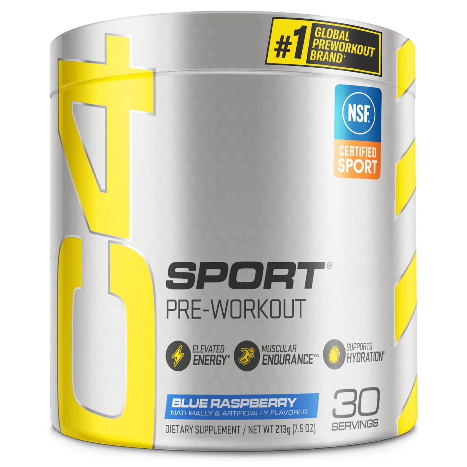 7.5-Oz (30 Servings) Cellucor C4 Sport Pre Workout Powder (Blue Raspberry) $14.24 w/ S&S + Free Shipping w/ Prime or on $35+