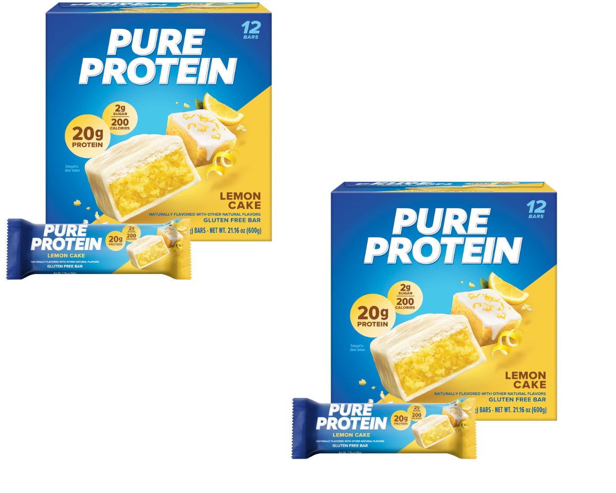 24-Count 1.76-Oz Pure Protein Bars (Lemon Cake) $19.58 ($0.82 each 1.76-Oz bar) w/ S&S + Free Shipping w/ Prime or on $35+